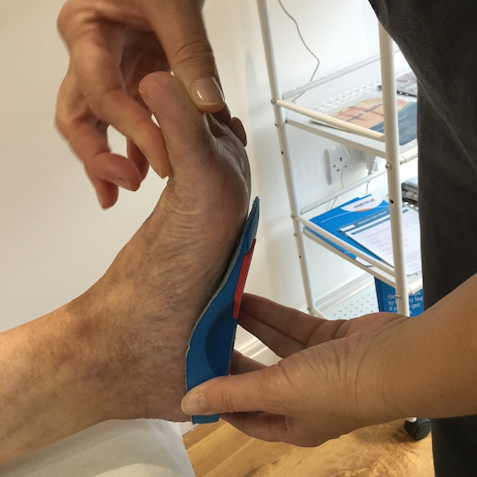 Orthotic fitting Buxton